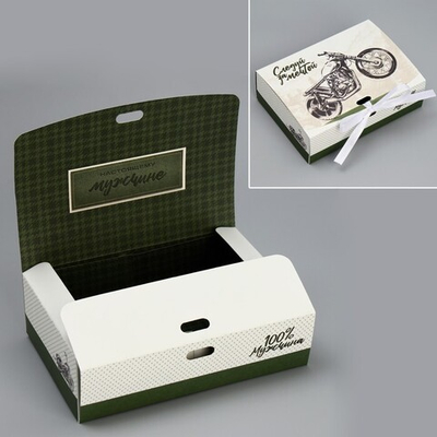 Коробка складная двухсторонняя «Следуй за мечтой», 16.5 х 12.5 х 5 см