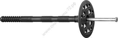 ЗУБР 10 x 160 мм, дюбель для изоляционных материалов, металлический стержень, 100 шт (4-301525-10-160_z01)