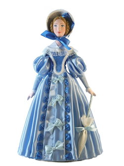 Кукла фарфоровая коллекционная в стиле модерн