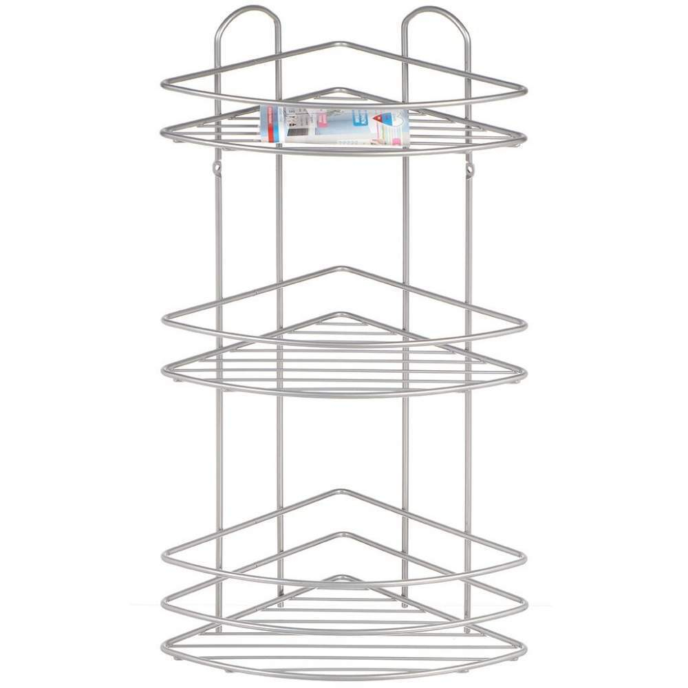 Полка угловая 3-х ярусная "Радиусная Elite" 200*200*520мм