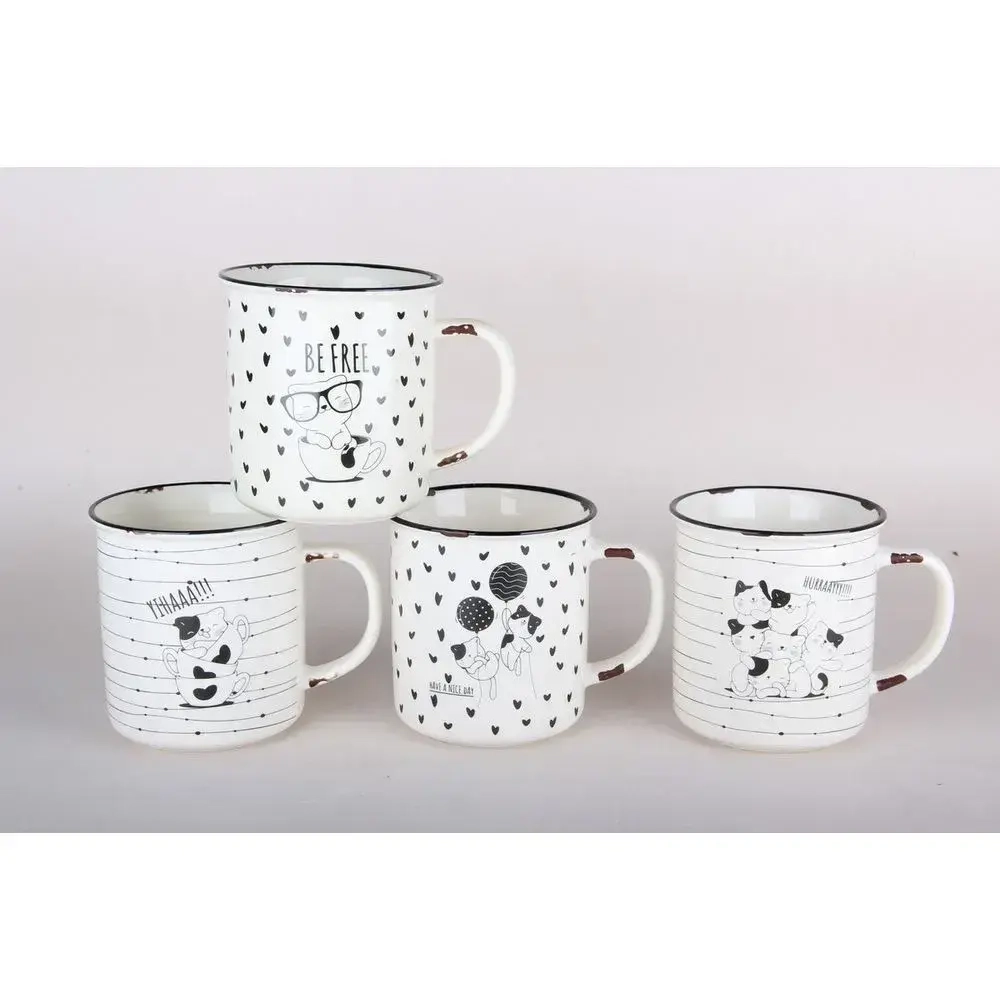 Кружка 440 мл микс 4 диз