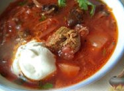 Борщ «Классический» с черносливом