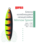 Блесна для рыбалки колебалка Minnow Spoon, 8см, 22гр
