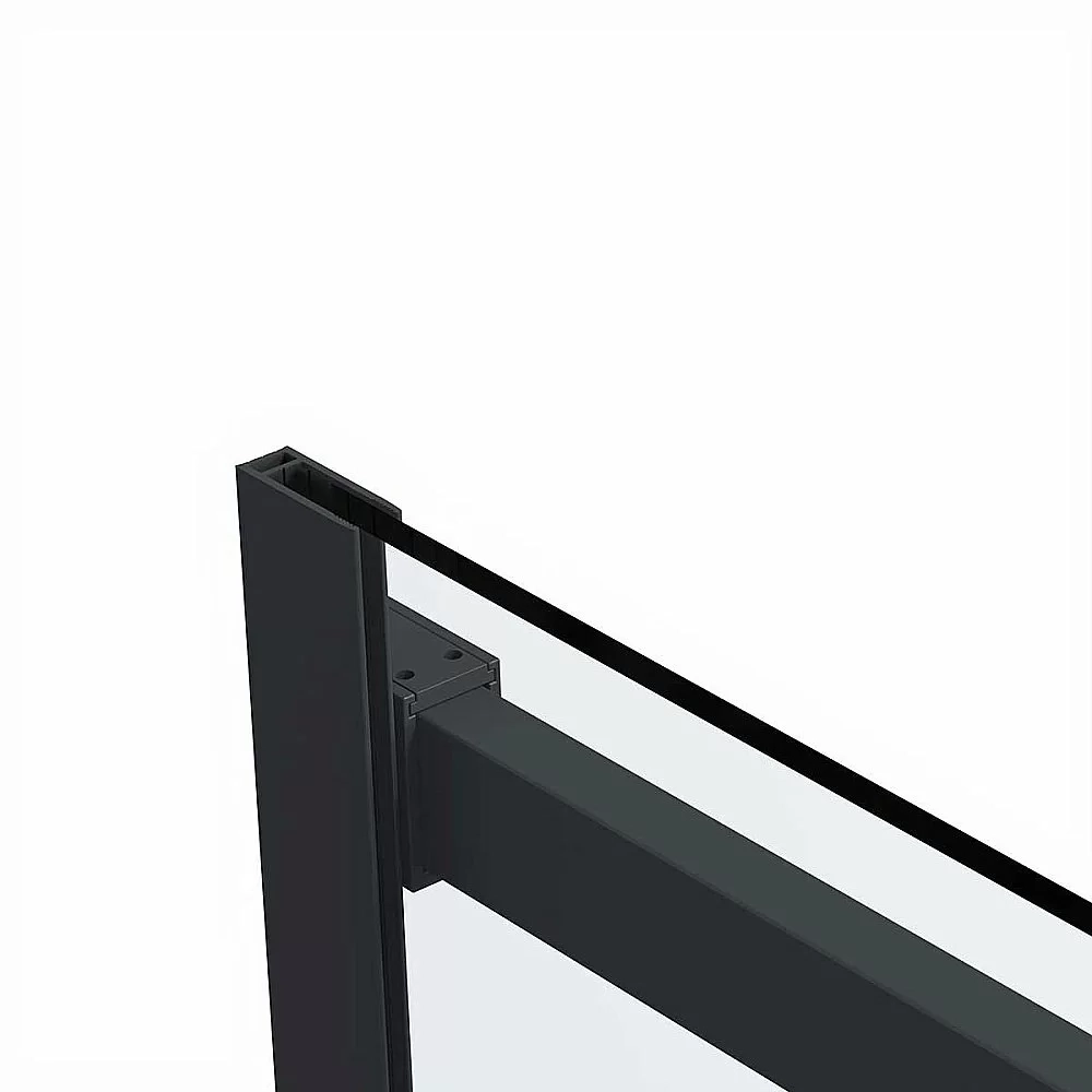Душевая дверь Vincea Como Soft VDS-1CS140CLB 140 профиль черный/стекло прозрачное