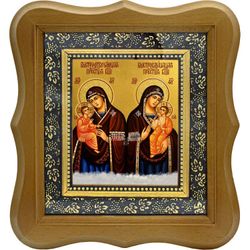 Быстрослышащая и Быстроотвечающая икона Божьей Матери на холсте.