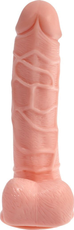 Телесный фаллоимитатор Mr. Strong - 19 см.