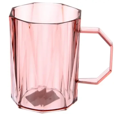 Кружка пластиковая 350мл «Геометрия», микс цветов