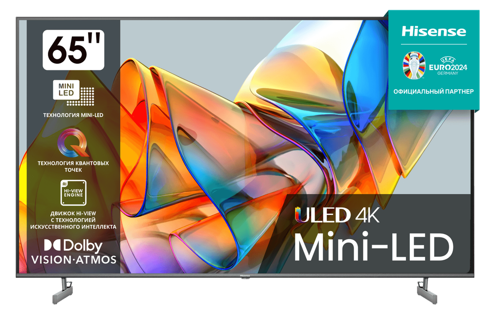 ЖК телевизор Hisense 65U6KQ(QLED,UHD Smart,frameless)