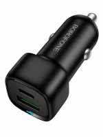 Автомобильное зарядное устройство Borofone BZ34 QC3.0 чёрный