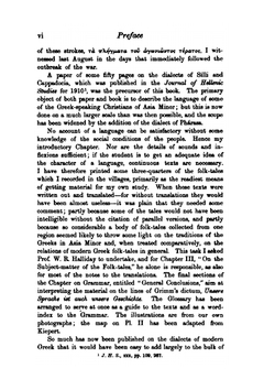 Modern Greek in Asia Minor. A Study of the Dialects of Sili, Cappadocia and Phárasa, with Grammar, Texts, Translations and Glossary | Richard McGillivray Dawkins