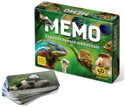 Настольная игра Мемо «Удивительные животные»