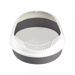 Лоток для кошек с бортом и сеткой «Космо», цвет серый, 51.99*37.8*21.3 см, цвет серый