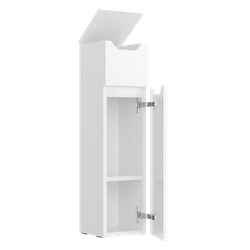 Тумба в туалет DIWO Суздаль 20x77x20 с держателем туалетной бумаги, белая