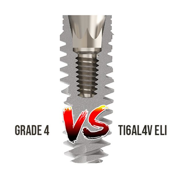 Grade 4 vs Ti6Al4V ELI
