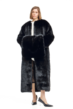 Шуба Old Money Maxi Black