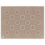 Коврик для выпечки IKEA BAKTRADITION (БАКТРАДИТИОН), Бежевый с рисунком, 41x31 см