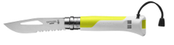 Нож Opinel №08 FLUO YELLOW желтый