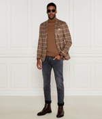 Хлопковый гольф Tommy Hilfiger - коричневый(MW0MW36537)