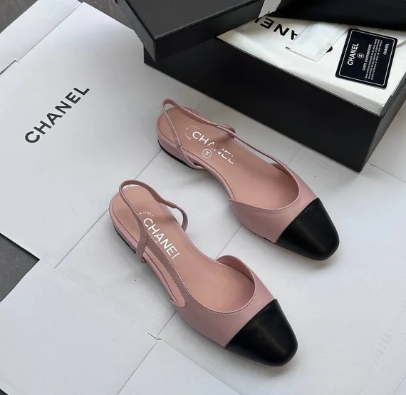 Балетки CHANEL Бежевые