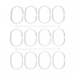 Штора для ванной полиэстер 180*180"Селфи» Виола (с утяжелителем)