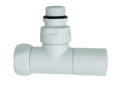 Кран для ПС УГЛОВОЙ  1/2 Ш х 3/4 Г круглый (БЕЛЫЙ) ViEiR  (30/1пар)