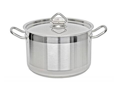 Кастрюля 7л нерж тройное дно индукция LUXSTAHL