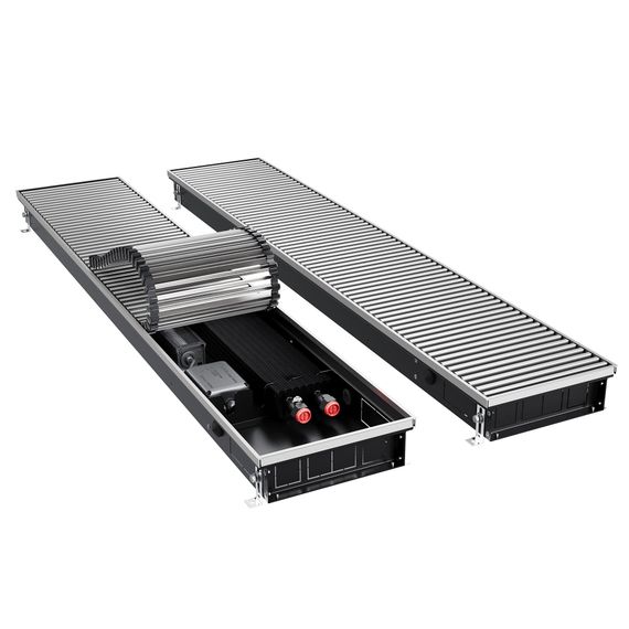 Конвектор внутрипольный Royal Thermo ATRIUM TURBO-80/250/2100-DG-U-NA