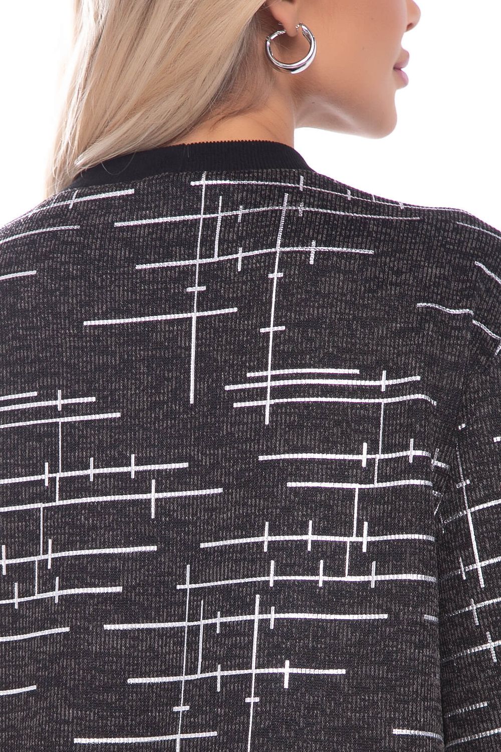 Платье "Янина" (серый меланж / серебро) П7516 LT Collection