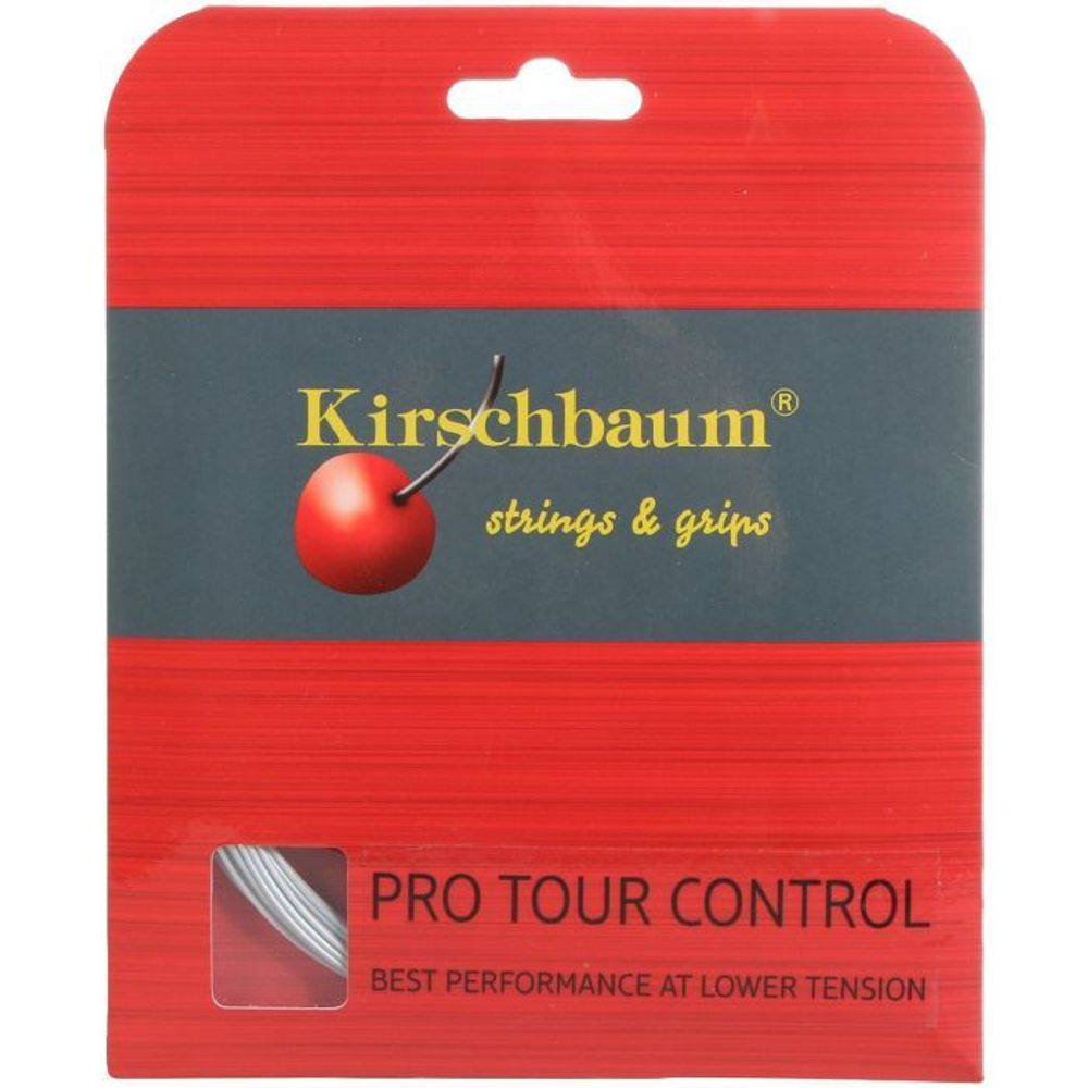 Теннисные струны Kirschbaum Pro Tour Control (12 m) - silver