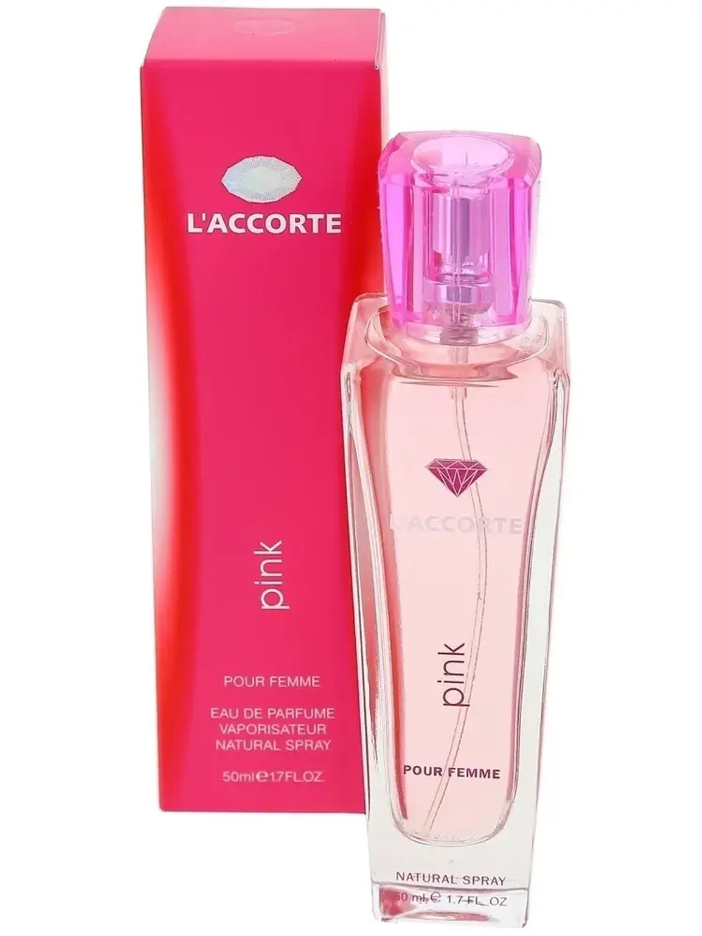 Парфюмерная Вода для женщин КПК "L'ACCORTE PINK" 50мл Россия