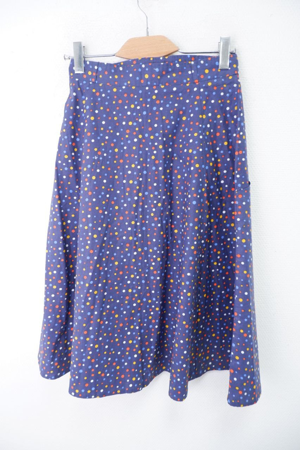 Юбка в разноцветный горох 44-46 размер