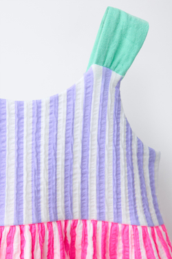 ZARA ПЛАТЬЕ С ПРИНТОМ, ЦВЕТ ФУКСИИ