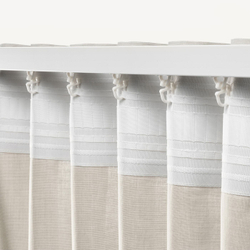 IKEA HANNALILL  (ИКЕА ХАННАЛИЛЛ)  -  Штора, 2 шт, бежевый, 145x250 см