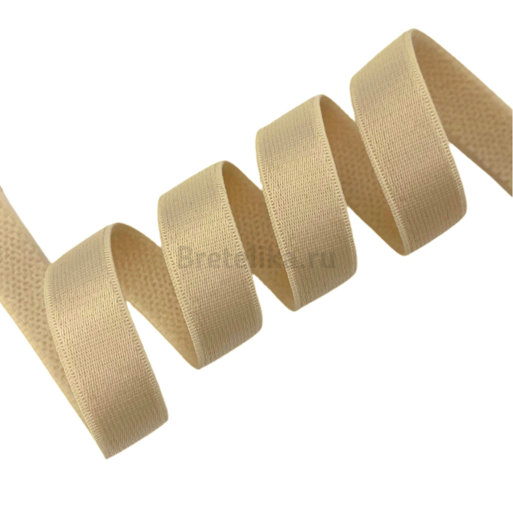 Бретелечная резинка бежевая 10 мм цв.126