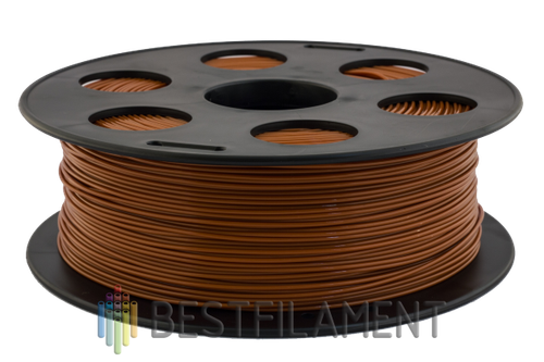 Шоколадный PLA пластик Bestfilament для 3D-принтеров 1 кг (1,75 мм)