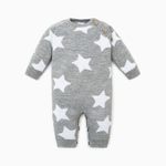 Комбинезон вязаный "Звезды" р. 62-68 см 7774823 (Крошка Я)