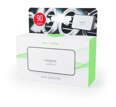 VINOVE Дизайнерский ароматизатор для автомобиля VINOVE ORIGINAL YAS MARINA | ЯС МАРИНА белый с розовым золотом