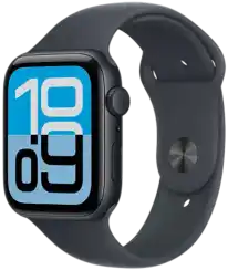 Умные часы Apple Watch SE 3 2025, 40 мм, корпус из алюминия цвета «полночь», спортивный ремешок цвета «полночь», размер M/L (MEHC4)