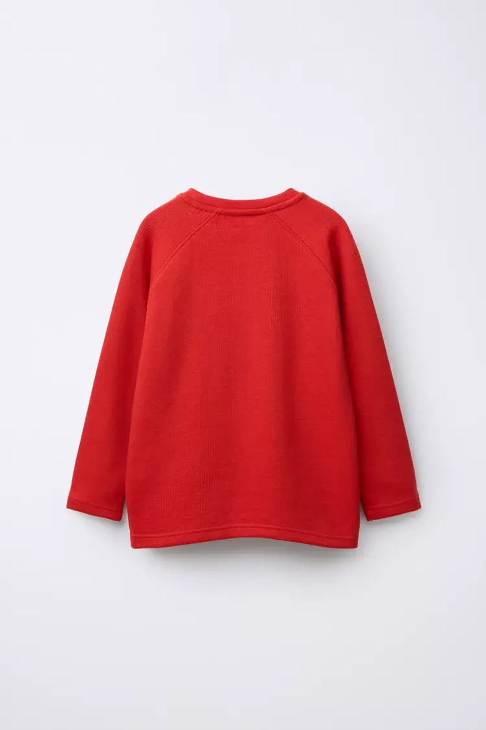 ZARA ЛОНГСЛИВ В РУБЧИК, КРАСНЫЙ