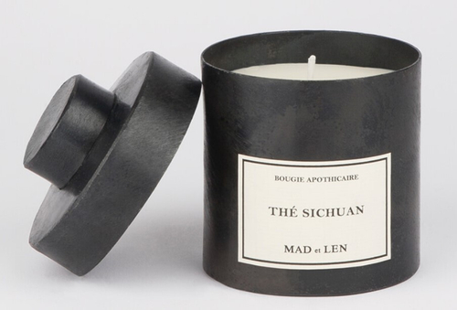 Свеча ароматическая The Sichuan MAD et LEN воск/металл/white 300g
