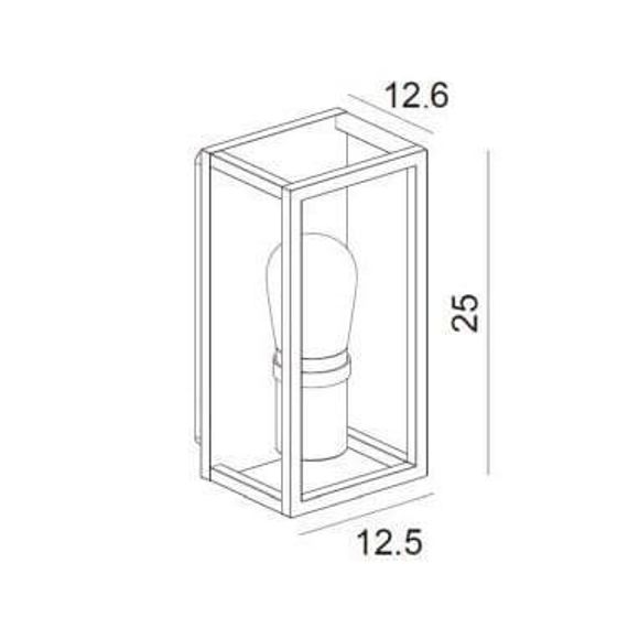 Уличный настенный светильник Lucide Carlyn 27200/01/30