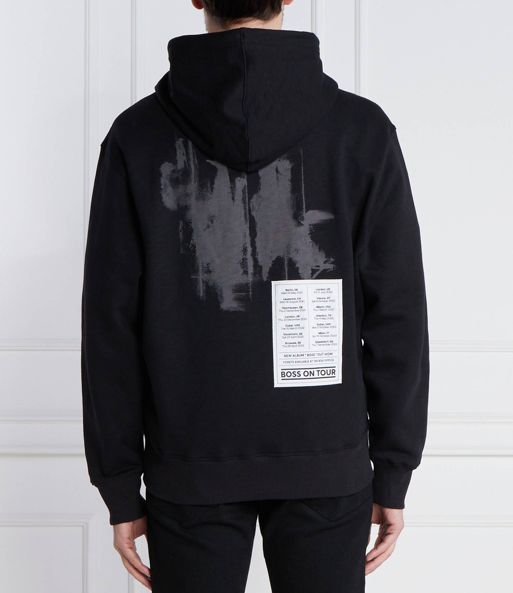 Худи We_Patchwork BOSS ORANGE - черный(50511043)