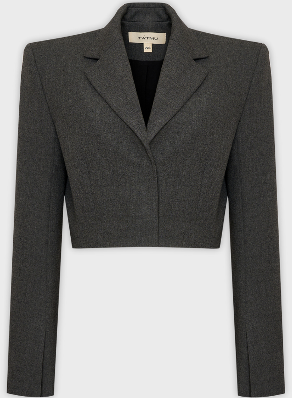 Жакет укороченный графит