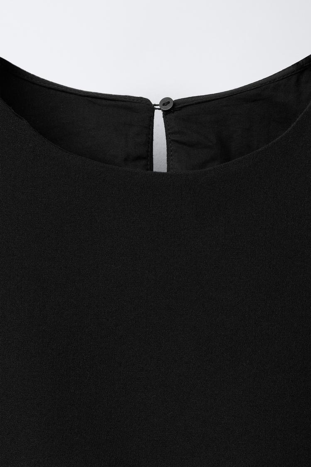 ZARA ТОП СО СЪЕМНЫМИ ПЕРЬЯМИ, ЧЕРНЫЙ