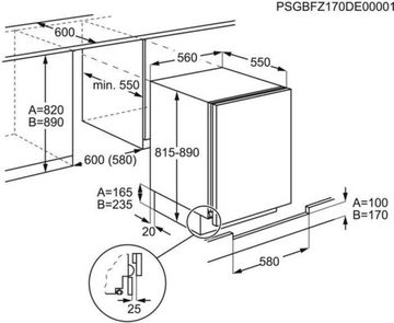 Встраиваемый холодильник Zanussi ZXAR82FS