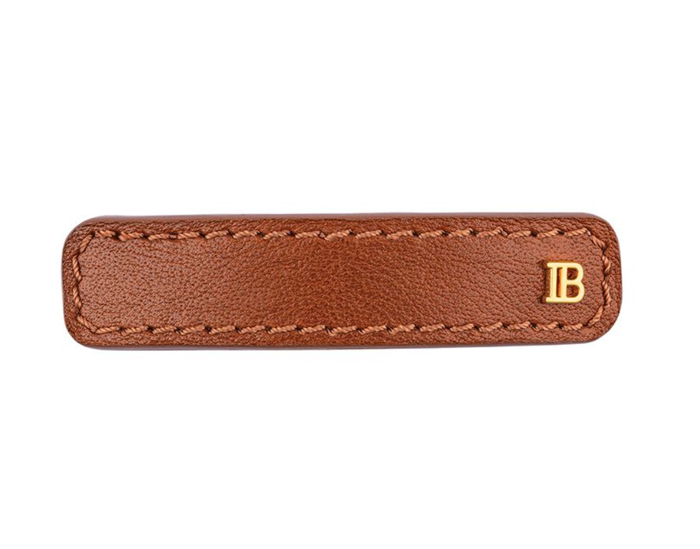 Balmain Hair Couture Заколка Ривьера M Riviera Barrette Cognac Medium