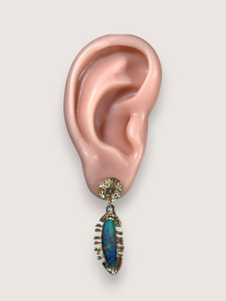 Серьги Древний Египет сколопендра