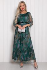 Платье Рафаэлла (зеленое)-46р-р Р11-1233/3 Nikol
