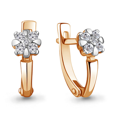 942816к Серьги из Золота с бриллиантами