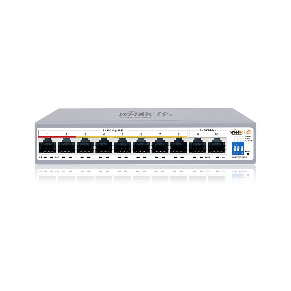 Смарт коммутатор на 8 PoE портов WI-PCES210G